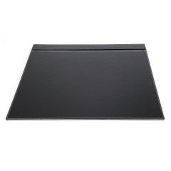 Prozenis Masaüstü Siyah Deri Kapaklı Tekli Masa Sümeni 49x36cm