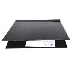 Prozenis Masaüstü Siyah Deri Kapaklı Tekli Masa Sümeni 49x36cm