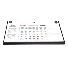 Prozenis Almira Deri Takvim Standı ve Aylık Masa Takvimi