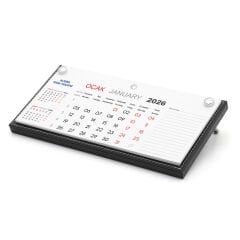 Prozenis Almira Deri Takvim Standı ve Aylık Masa Takvimi