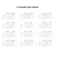 Prozenis Sümen Takımı Parça Seçenekli, Masaüstü Ofis Seti Aylık Masa Takvimi
