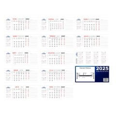 Prozenis 2025 Tarihli Almira Masa Takvimi Yaprakları