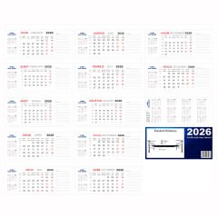 Prozenis 2026 Tarihli Almira Masa Takvimi Yaprakları
