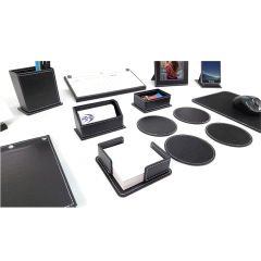 Prozenis PR3711 Masaüstü Full Takım 11 Parça Kalemlik Notluk Organizer Ofis Seti