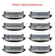 Vizyon Siyah Mermer Desenli Lüks Ahşap Ofis Masa İsimliği Kalemlik Seti