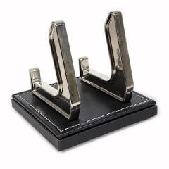 Prozenis PR4286 Ahşap-Deri Tabanlı Lüks Ofis Masaüstü Telefon Standı