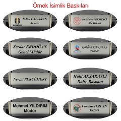 Prozenis Orion 10 Parça Sümen Takımı İsimlikli Sümen Seti Masa İsimliği Siyah Yeni İş Ofis Hediyesi